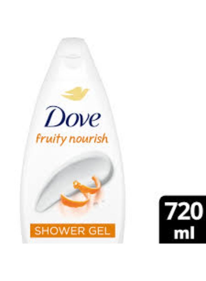 Dove Fruity Nourish Shower Gel 720ml - Image 3