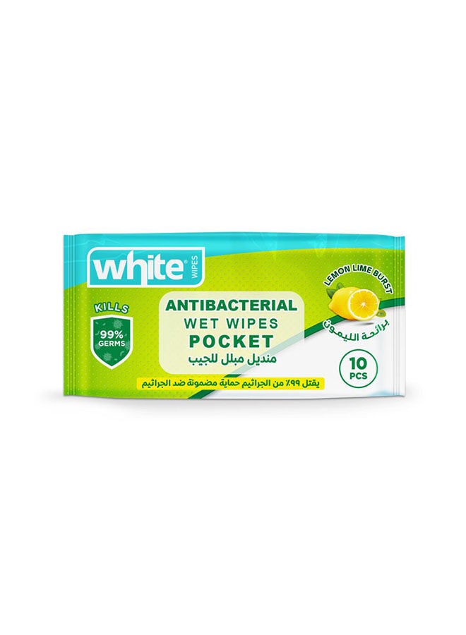 White Wipes Pocket Lemon
