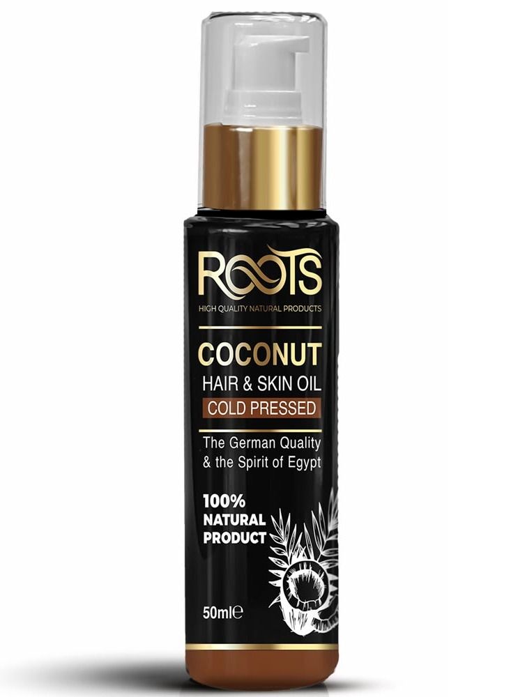 Roots Coconut Natural Oil 50ml - Image 3