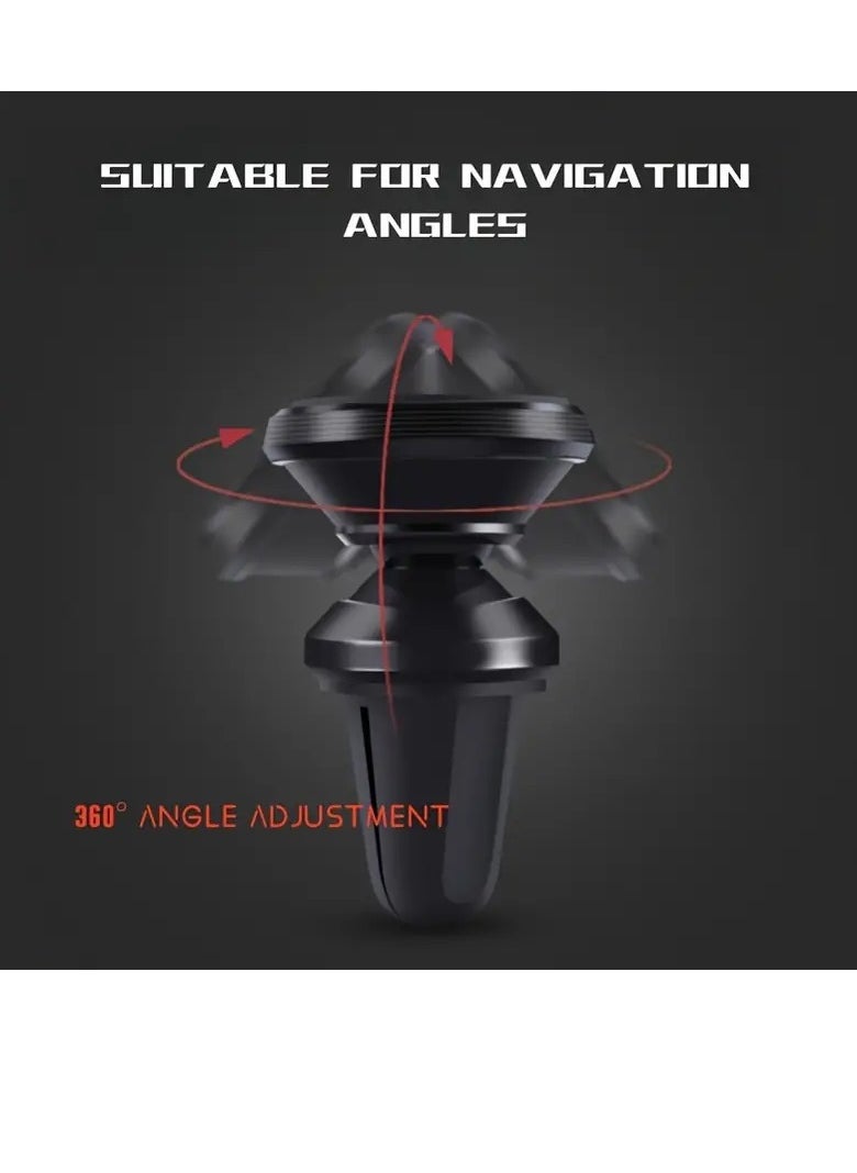 PAMEER - Car Air Vent Phone Holder Magnetic Car Mobile Phone Mount 360° Rotation Cell Phone AC Vent Stand for for4-6 inch iPhone 14/14 Pro/14 Pro Max Galaxy S23/S22/S21/S20 Xiaomi Redmi 9A 4G/10C Huawei Mate - Image 1
