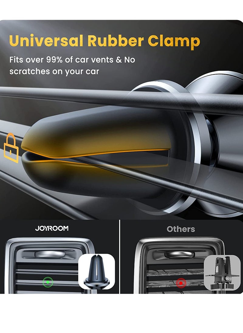 PAMEER - Car Air Vent Phone Holder Magnetic Car Mobile Phone Mount 360° Rotation Cell Phone AC Vent Stand for for4-6 inch iPhone 14/14 Pro/14 Pro Max Galaxy S23/S22/S21/S20 Xiaomi Redmi 9A 4G/10C Huawei Mate - Image 1