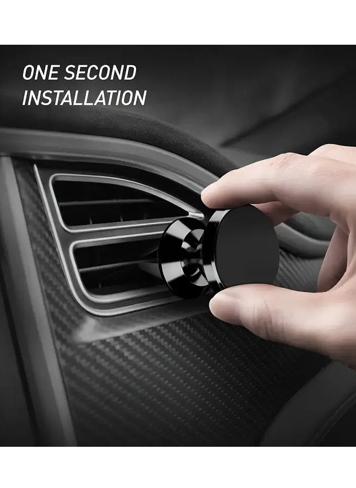 PAMEER - Car Air Vent Phone Holder Magnetic Car Mobile Phone Mount 360° Rotation Cell Phone AC Vent Stand for for4-6 inch iPhone 14/14 Pro/14 Pro Max Galaxy S23/S22/S21/S20 Xiaomi Redmi 9A 4G/10C Huawei Mate - Image 1