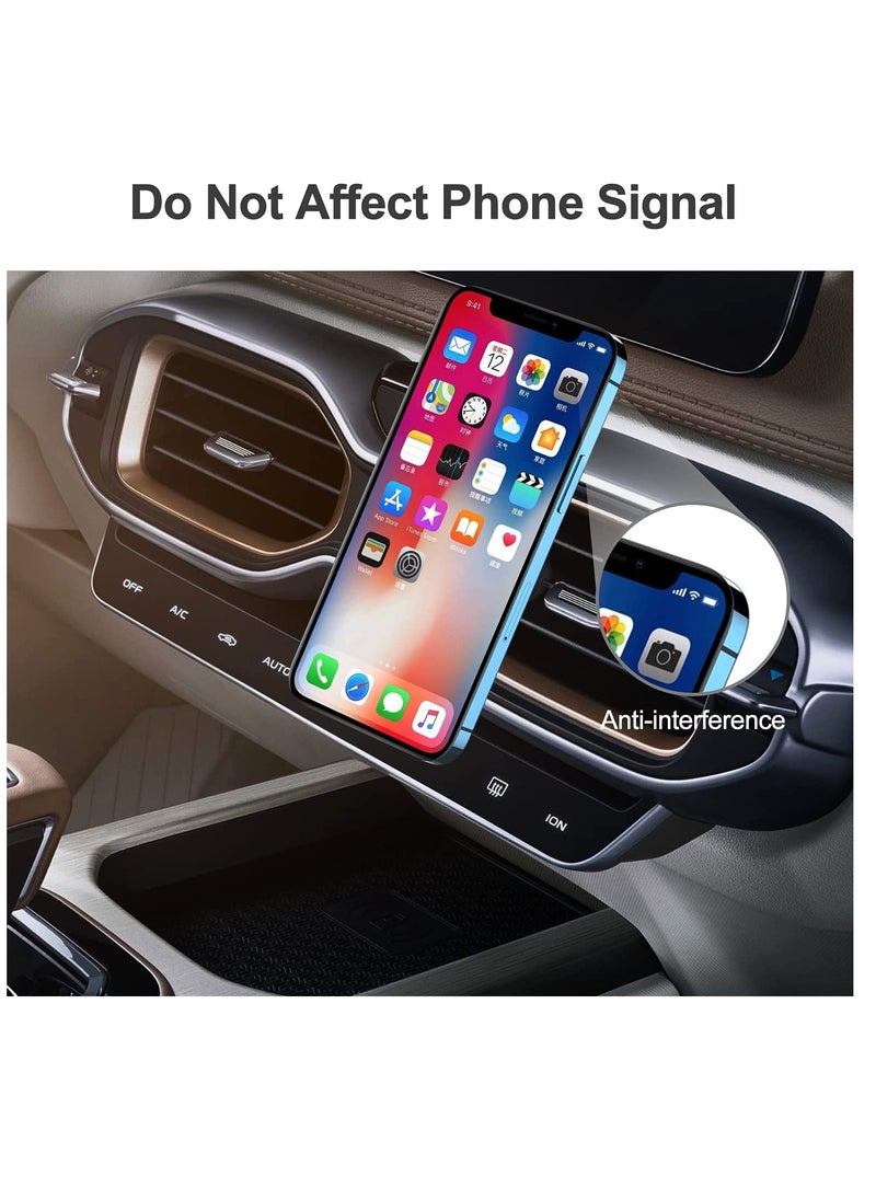 PAMEER - Car Air Vent Phone Holder Magnetic Car Mobile Phone Mount 360° Rotation Cell Phone AC Vent Stand for for4-6 inch iPhone 14/14 Pro/14 Pro Max Galaxy S23/S22/S21/S20 Xiaomi Redmi 9A 4G/10C Huawei Mate - Image 1