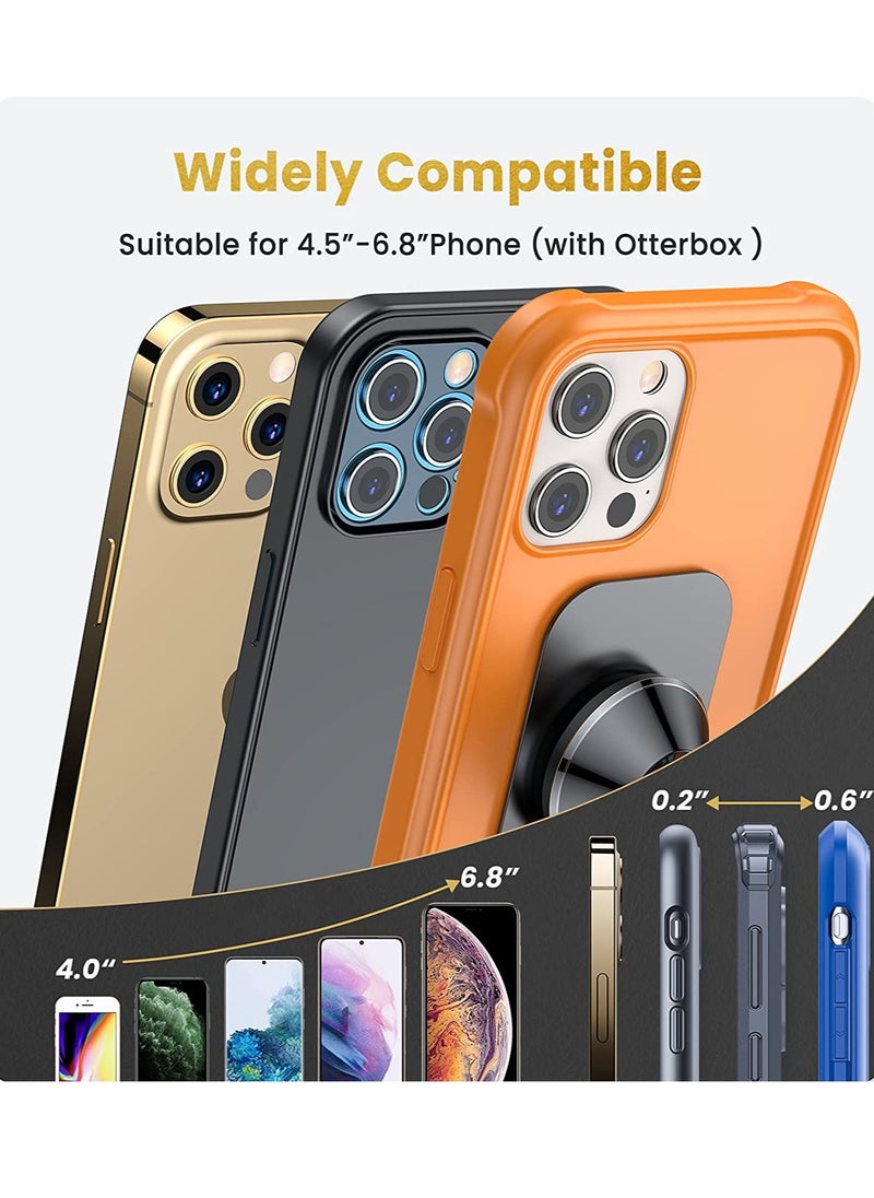 PAMEER - Car Air Vent Phone Holder Magnetic Car Mobile Phone Mount 360° Rotation Cell Phone AC Vent Stand for for4-6 inch iPhone 14/14 Pro/14 Pro Max Galaxy S23/S22/S21/S20 Xiaomi Redmi 9A 4G/10C Huawei Mate - Image 1