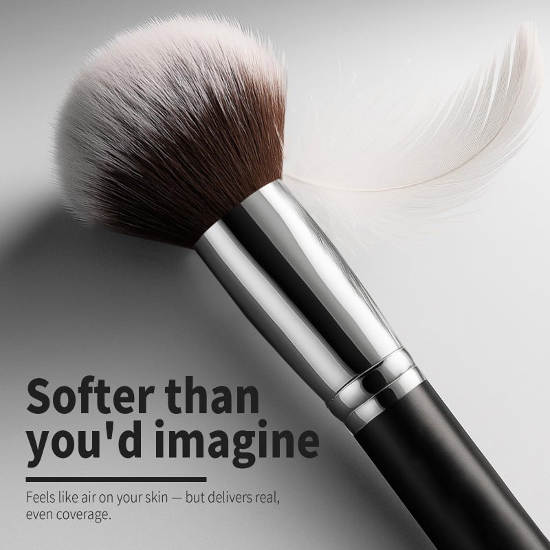 BEAKEY Makeup Brushes Set Premium Foundation Concealer Blush Bronzer Eye Shadow 10+2 PCS Brushes & Blender Sponges with Portable Makeup Bag - Image 2