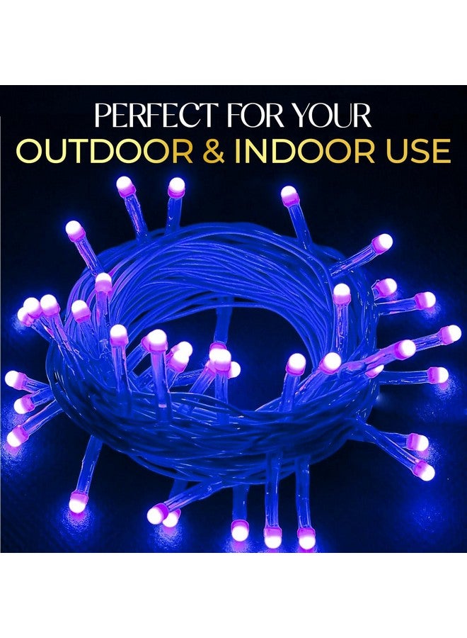 Lexton 40 LED Power Pixel Serial String/Fairy Light | Plug Sourced | Suitable for Home & Outdoor Decoration, Diwali, Christmas, Ramadan, Wedding, Party, Festival (Pack of 50, Blue) - Image 5