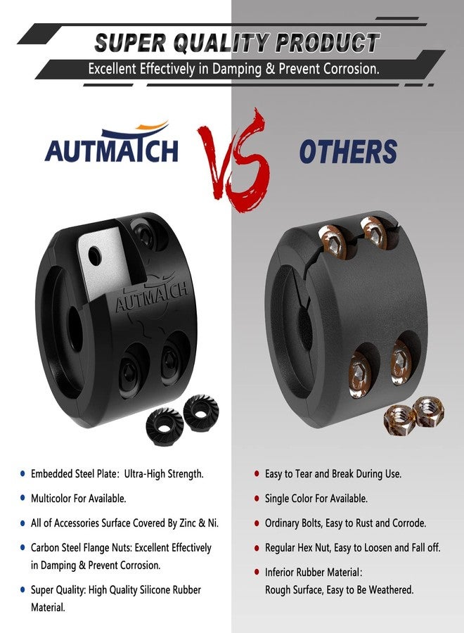 AUTMATCH Winch Cable Hook Stopper (1 Pack), Silicone Rubber Winch Stopper for Wire & Synthetic Rope, Winch Line ATV UTV, Shock Absorbent, Prevent Pulling Bounce and Abrasion, Black - Image 5