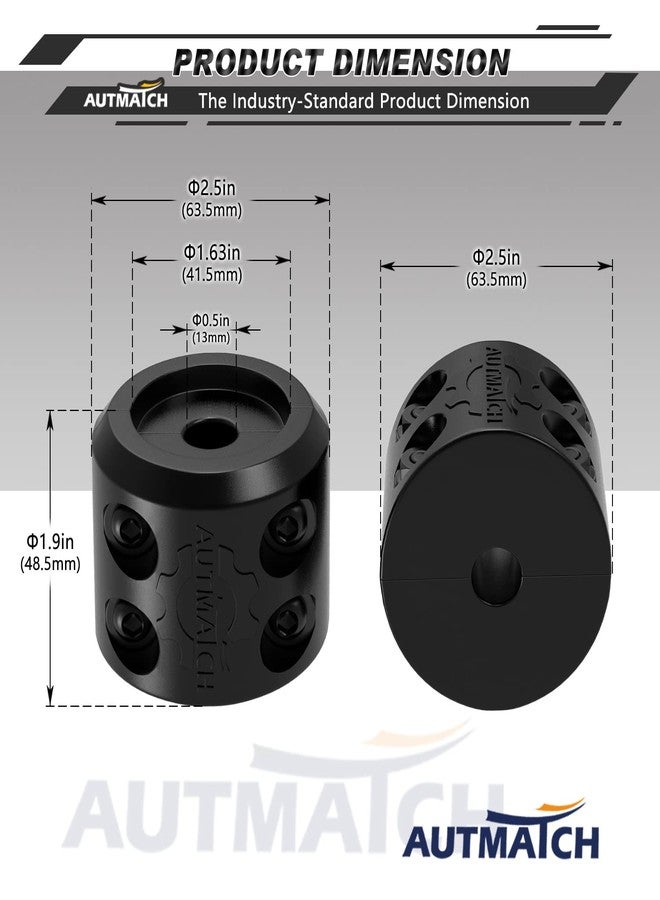 AUTMATCH Winch Cable Hook Stopper (1 Pack), Silicone Rubber Winch Stopper for Wire & Synthetic Rope, Winch Line ATV UTV, Shock Absorbent, Prevent Pulling Bounce and Abrasion, Black - Image 4
