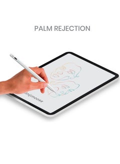 TinyMoose Active Digital Stylus Pen Pencil Pro Lumin 2nd generation iPad Pen with Fast Charging & Palm Rejection For Apple iPad 2018 and Later White  - Image 4