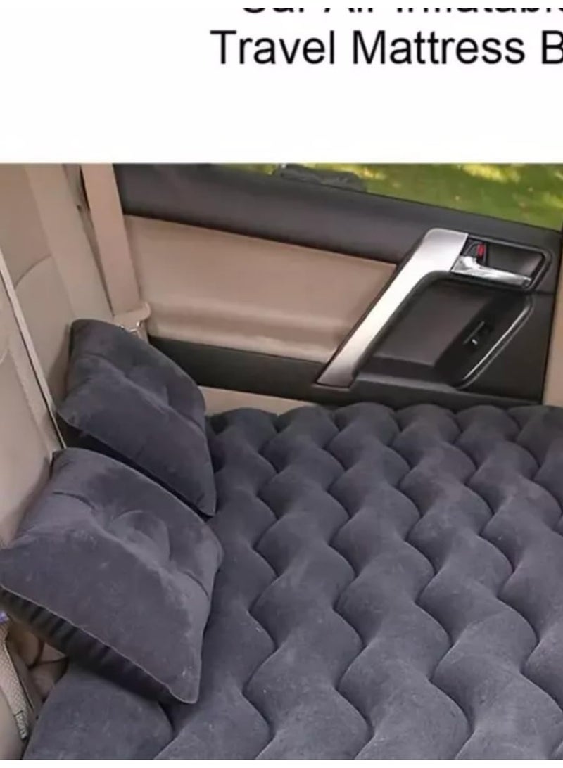 SUKILO Car Travel Inflatable Air Mattress – Back Seat Camping Bed with Back Support, 2 Air Pillows, 2 Foot Piers, 1 Neck Pillow, Universal Fit for Car & SUV - Image 3