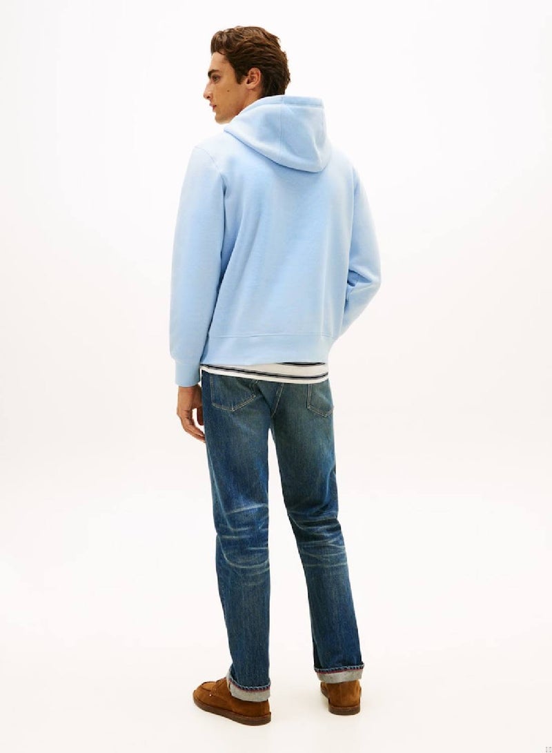 تومي هيلفيغر هودي مطرز بشعار - Image 2