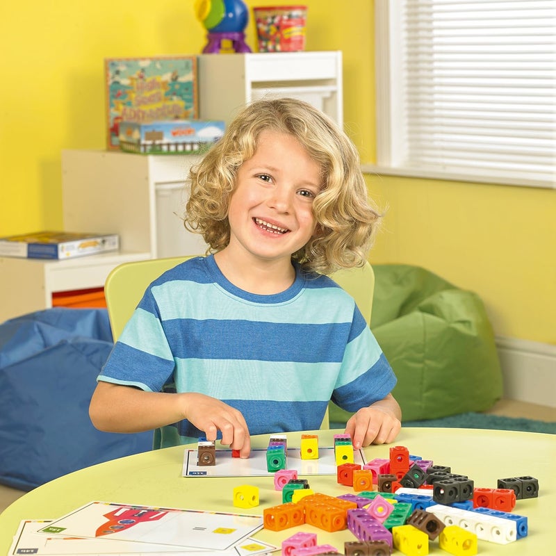 Learning Resources MathLink Cubes Early Maths Starter Set - 115 Pieces, Ages 3+ - Image 4