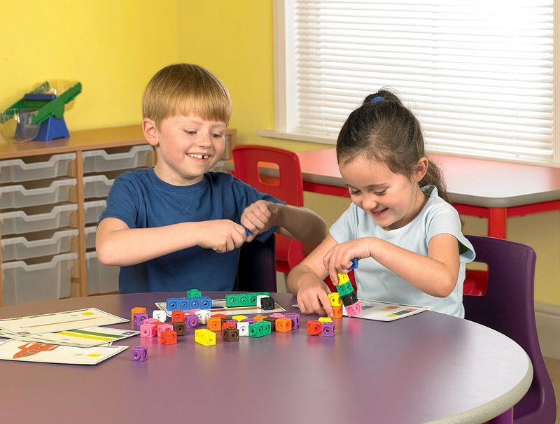 Learning Resources MathLink Cubes Early Maths Starter Set - 115 Pieces, Ages 3+ - Image 5