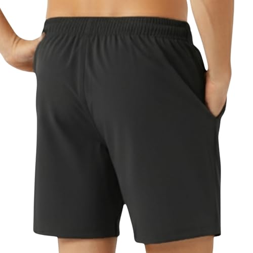 GymificGym Shorts Pant for Men | Training & Workout Lightweight Sports Shorts with Zipper Pockets | Half Pant for Man Stylish Men Shorts for Men (in, Alpha, XL, Regular, Black+T.Blue) - Image 5