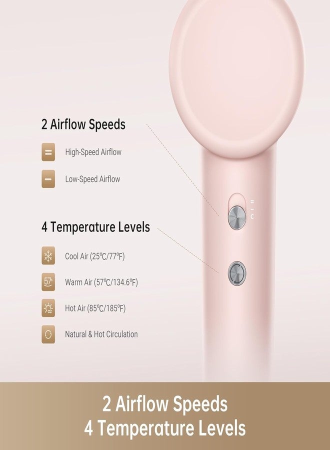 dreame Gleam Hair Dryer, 200 Million Negative Ionic Fast High-Speed ??Motor With 110,000 Rpm, 65M/S Airflow, 330G, 200 Million Negative Ions, Temperature And Airflow Control, Rose, 1600 Watts - Image 5