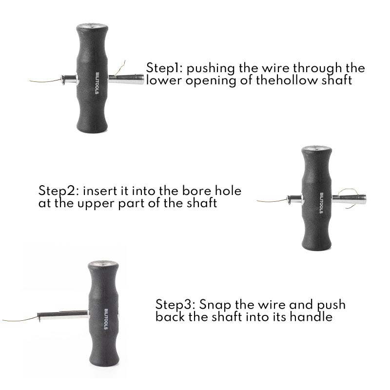 BILITOOLS 7-Piece Windshield Removal Tool Kit for Classic Vintage Car Windscreen Remover Set - Image 4