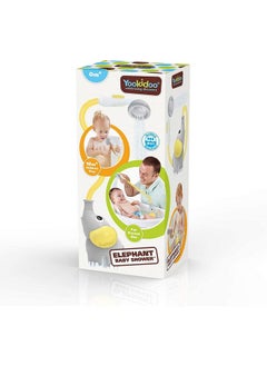 Yookidoo Yookidoo Baby Bath Shower Head - Elephant Water Pump with Trunk Spout Rinser - Control Water Flow from 2 Elephant Trunk Knobs for Maximum Fun in Tub or Sink for Newborn Babies - Yellow  - Image 2