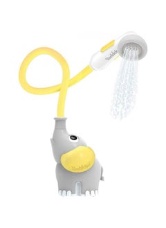 Yookidoo Yookidoo Baby Bath Shower Head - Elephant Water Pump with Trunk Spout Rinser - Control Water Flow from 2 Elephant Trunk Knobs for Maximum Fun in Tub or Sink for Newborn Babies - Yellow  - Image 1