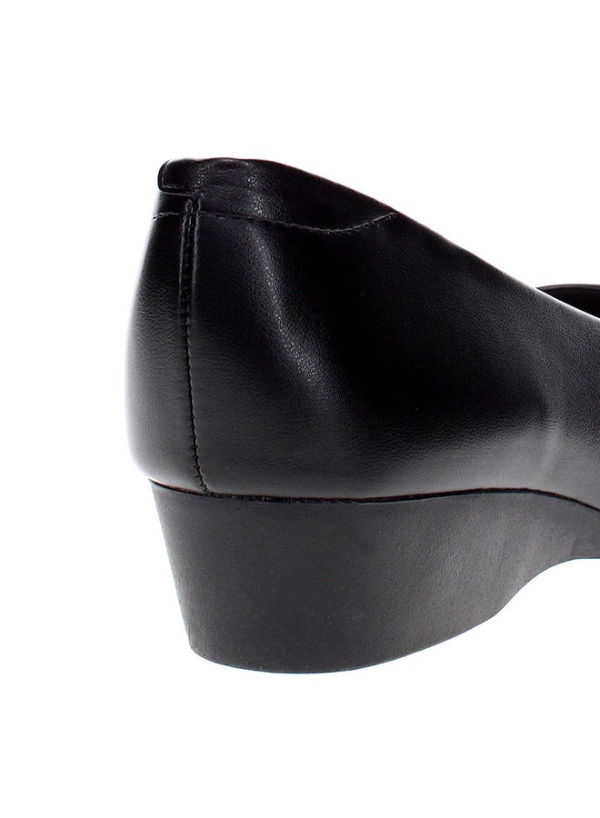 MODARE Solid Slip-On Wedge Heel Shoes - Image 1