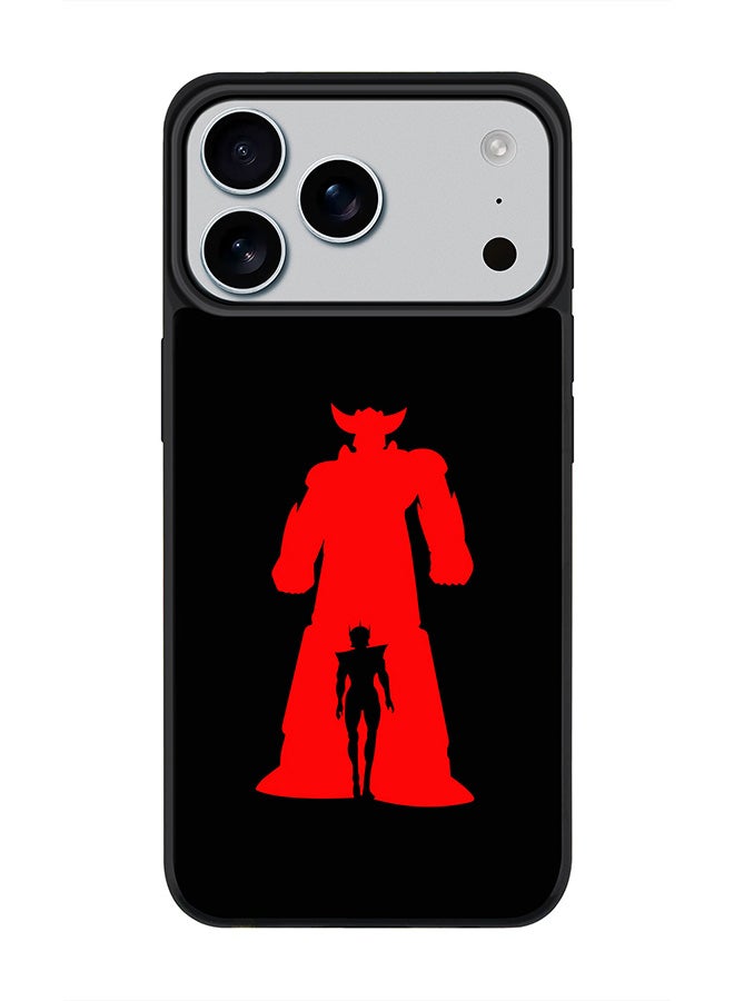 Stylizedd iPhone 17 Pro Max Case, [Compatible with MagSafe] Slim Magnetic cover Phone Case iPhone 17 Pro Max -Grendizer (Black) - Image 1