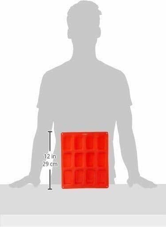 KITCHOOK Silicone Chocolate Mould Silicone Soap Moulds for Soap Making, Loaf, Muffins, Cheesecakes (12 Cavity) (Pack of 1) AJ 229 - Image 4