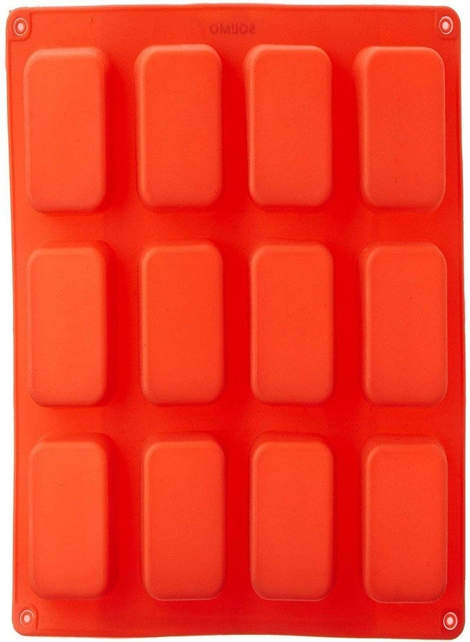 KITCHOOK Silicone Chocolate Mould Silicone Soap Moulds for Soap Making, Loaf, Muffins, Cheesecakes (12 Cavity) (Pack of 1) AJ 229 - Image 3