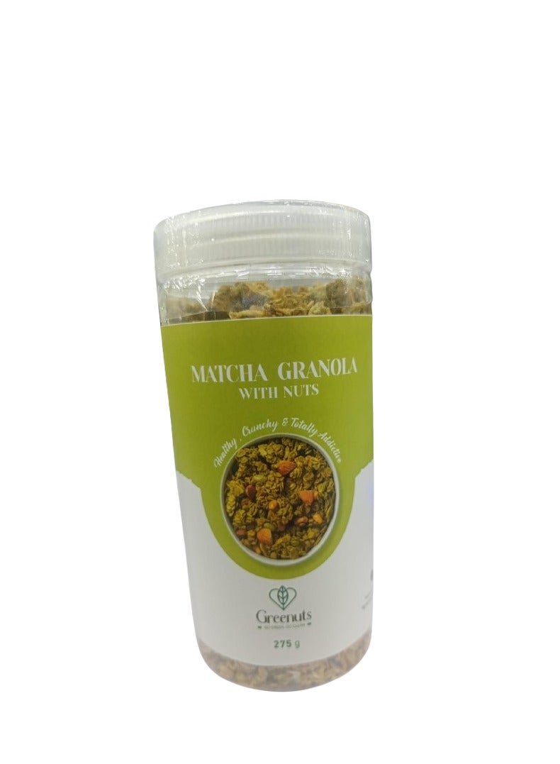 Greenuts Healthy Matcha Granola 275G - Image 2