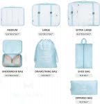 Zerolex 7 Pcs Foldable Luggage and Laundry Bag Pouch Waterproof Travel Toiletry Organizer Garment Storage Bag Portable Packing Cubes Storage Bag - Image 5