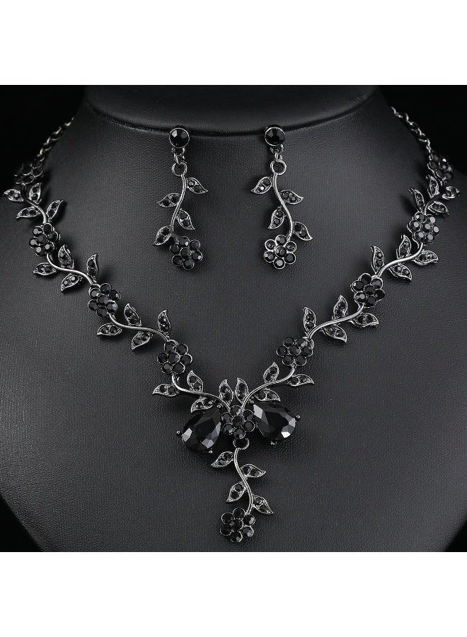 NIBEMINENT Elegant Jewelry Set - Bridal Wedding Accessories