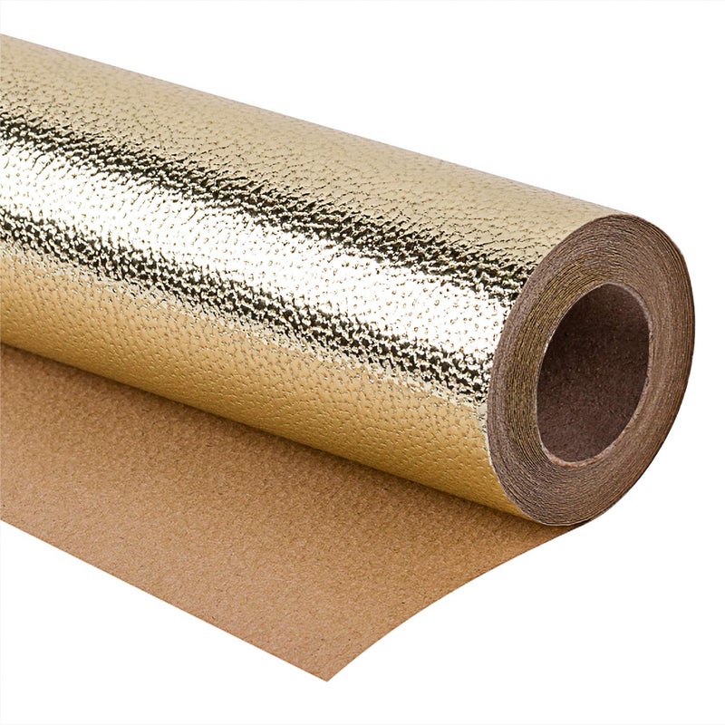 WRAPAHOLIC 30 Inch Gold Wrapping Paper Roll Jumbo Roll Sparkle Gold for Birthday Holiday Wedding Baby Shower Wrap 30 inch x 165 feet