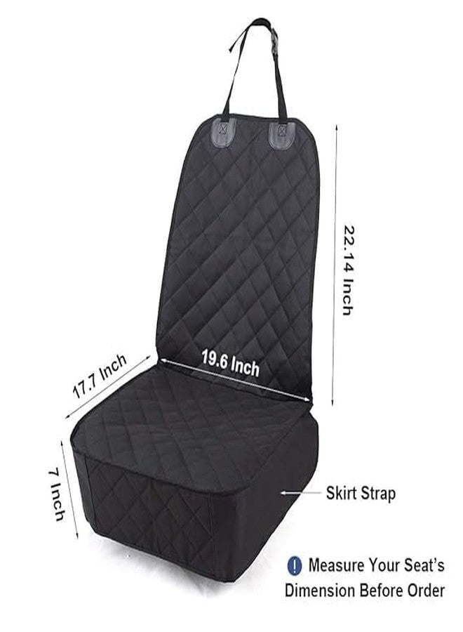 BLESSING PET SUPPLY DOG SEAT BELTS (1 INCH POLY POPLINE TAPE) (BLACK) (Front Dog Car Seat cover, Black) - Image 2