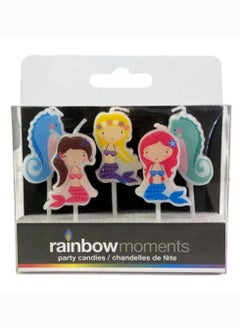 Rainbow Moments Shape Candles - Mermaids --- 5 candles per package --- - pzsku/ZE3E23A060BF3903BC767Z/45/_/1654449406/5e96946d-0573-4932-be6a-31d56207c732