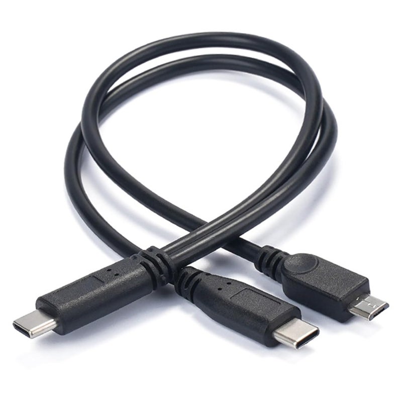 30cm Type C to 5Pin Splitter Charging Cable Optional for Smartphones Tablets Earphones and Small Appliances USB C Power Splitter Cable - Image 1