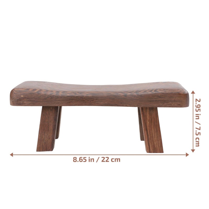 Ergonomic Sauna Pillow Solid Wood Neck Support Cervical Massage for Bed Stool Use - Image 3