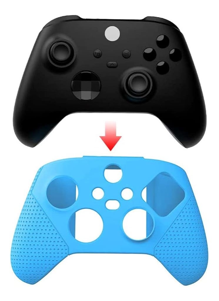 DOBE - Xbox Series X/S Controller Silicone Cover Case, Rubber Skin for Xbox Series X/S Controller with Thumb Grips(BLUE) - Image 1