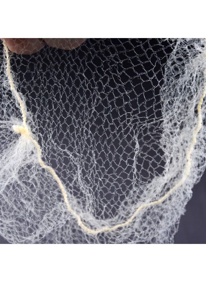 yantaisiyu 50pcs Hairnet Hair Net For Bun Invisible Elastic Mesh 20inch 50cm (Bulk Packing,Blonde)  - Image 3