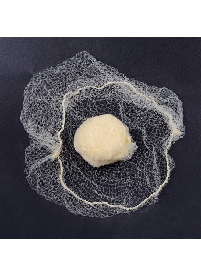 yantaisiyu 50pcs Hairnet Hair Net For Bun Invisible Elastic Mesh 20inch 50cm (Bulk Packing,Blonde)  - Image 2