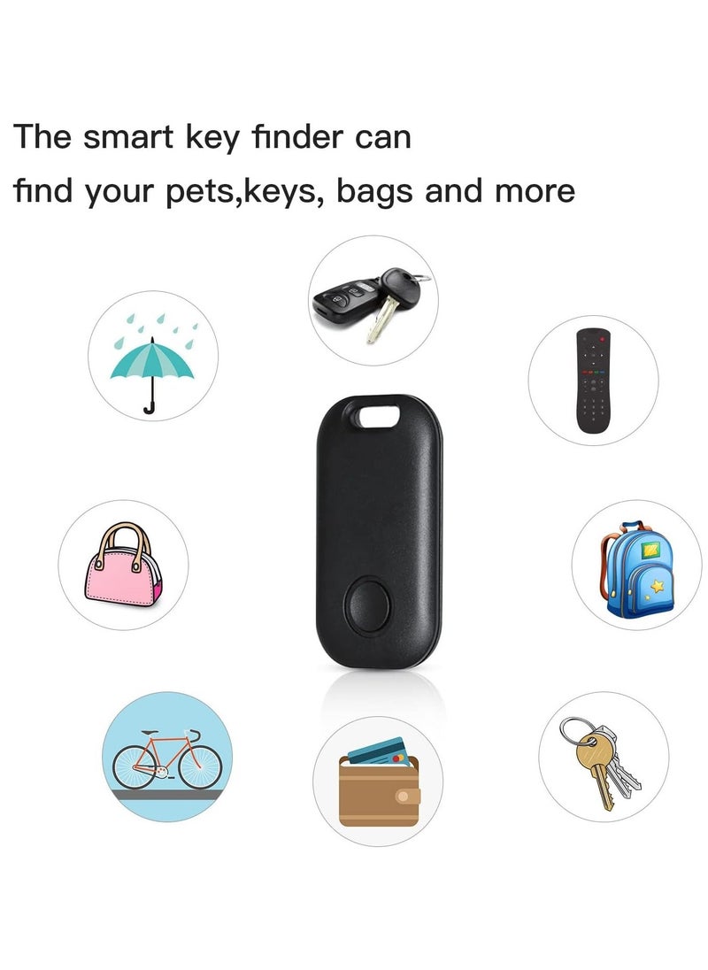 Generic AIYATO  Key Finder Smart Bluetooth Tracker Item Finder Work with Apple Find My Item Locator Key Tracker Global Positioning Black  - Image 3