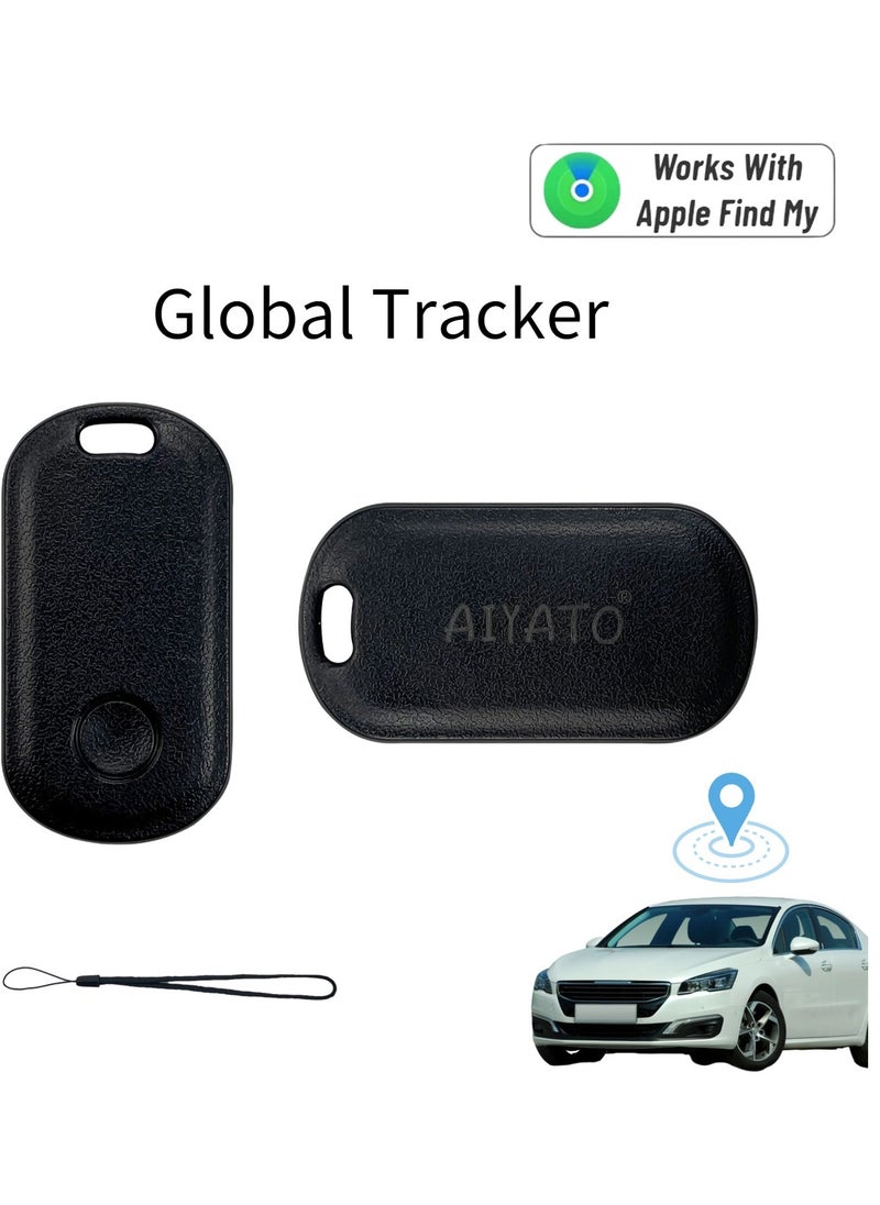 Generic AIYATO  Key Finder Smart Bluetooth Tracker Item Finder Work with Apple Find My Item Locator Key Tracker Global Positioning Black  - Image 5