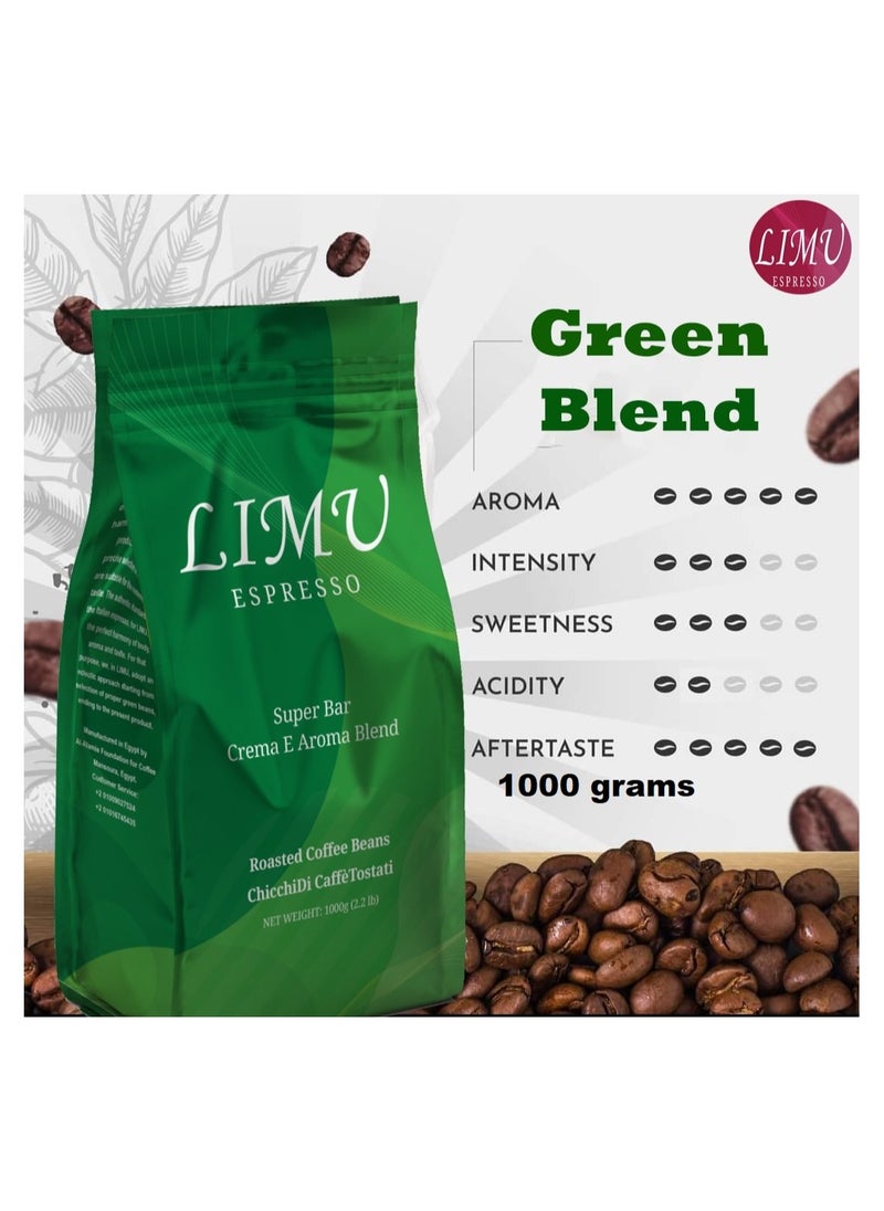 General Professional creme espresso 1kg limu coffee beans  - Image 1