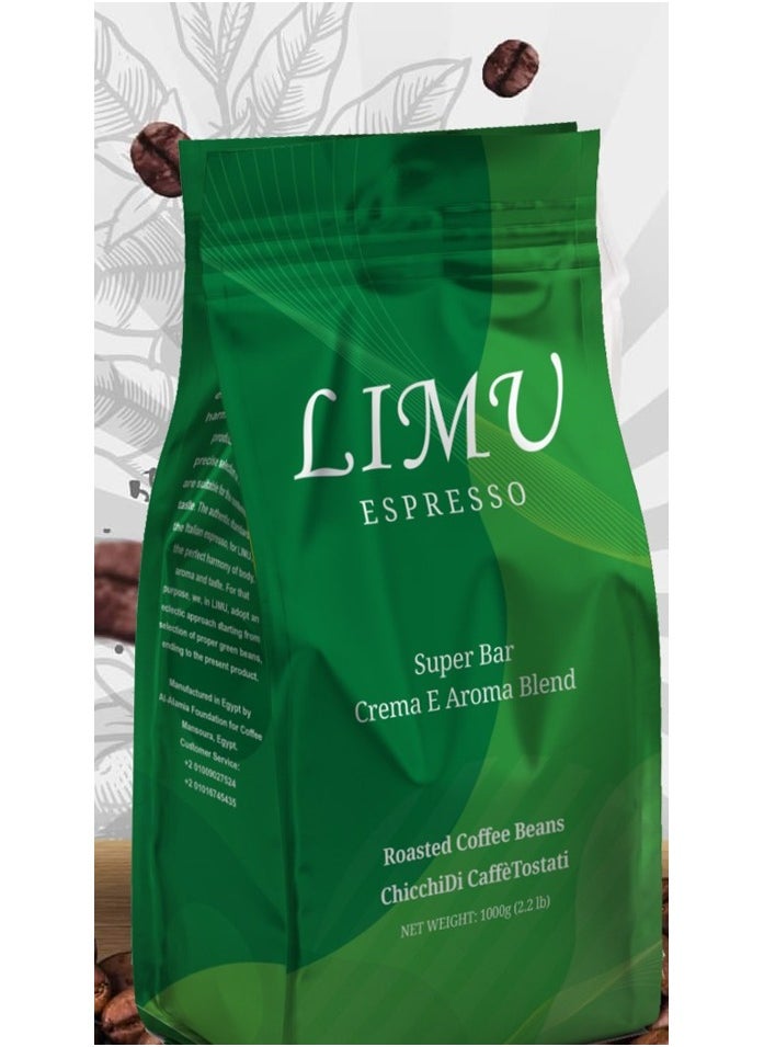 General Professional creme espresso 1kg limu coffee beans  - Image 3