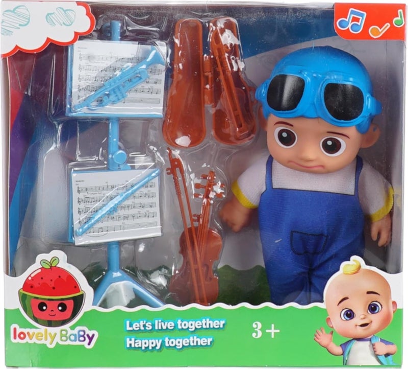 Magic Plastic Doll Toy With Musical Instruments - Multi Color