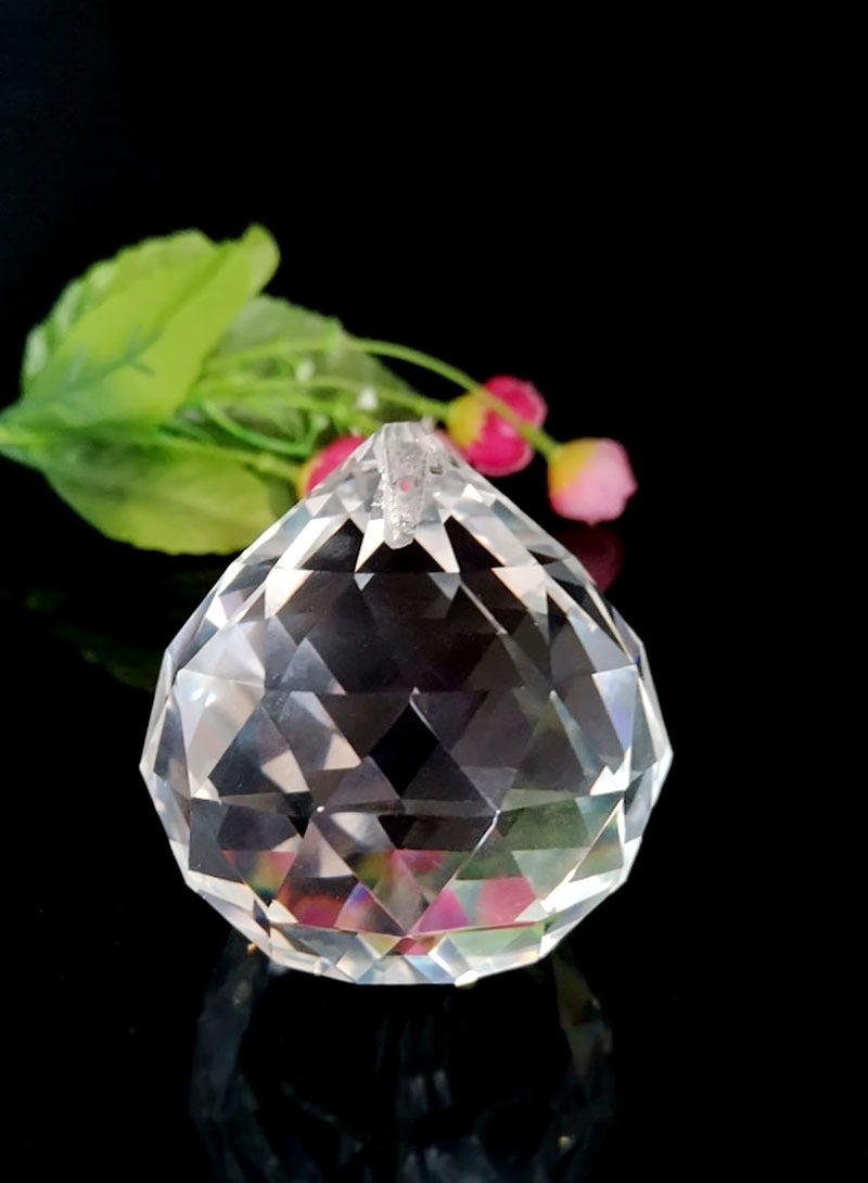 أملونج كريستال 8 قطعة شفافة الكريستال الكرة قوس قزح الإضاءة للزينة الزفاف أو الثريا - Image 5