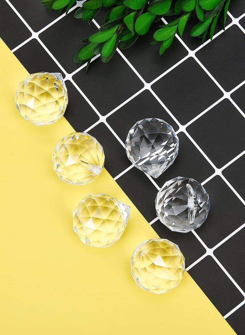 أملونج كريستال 8 قطعة شفافة الكريستال الكرة قوس قزح الإضاءة للزينة الزفاف أو الثريا - Image 3
