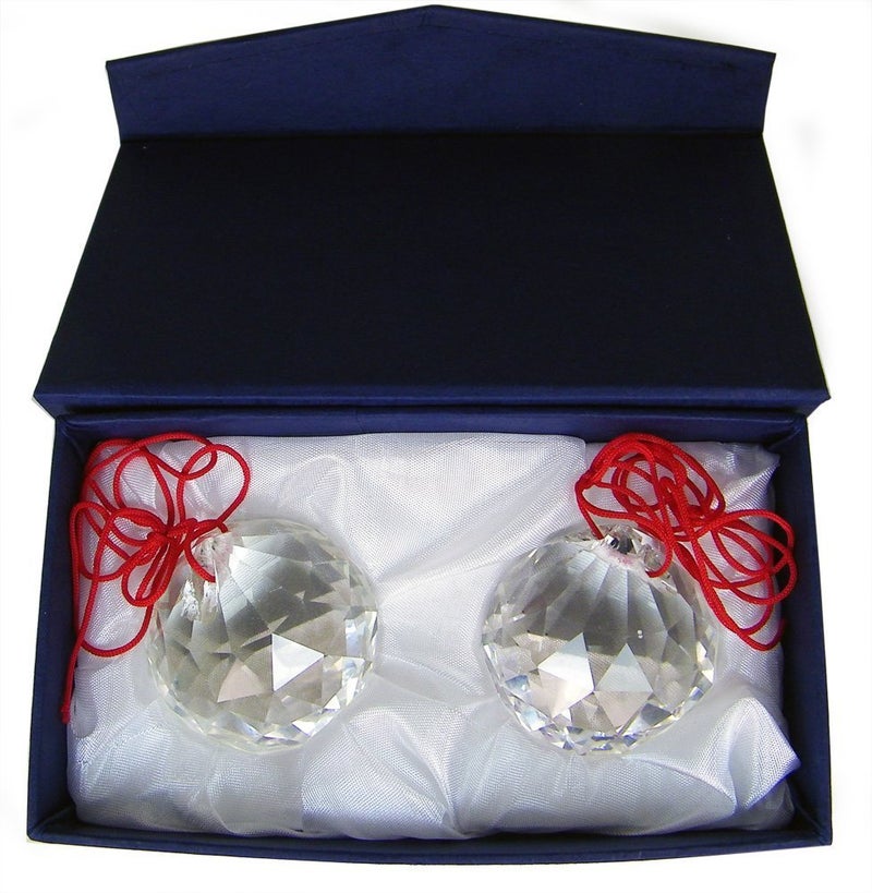 أملونج كريستال 8 قطعة شفافة الكريستال الكرة قوس قزح الإضاءة للزينة الزفاف أو الثريا - Image 2