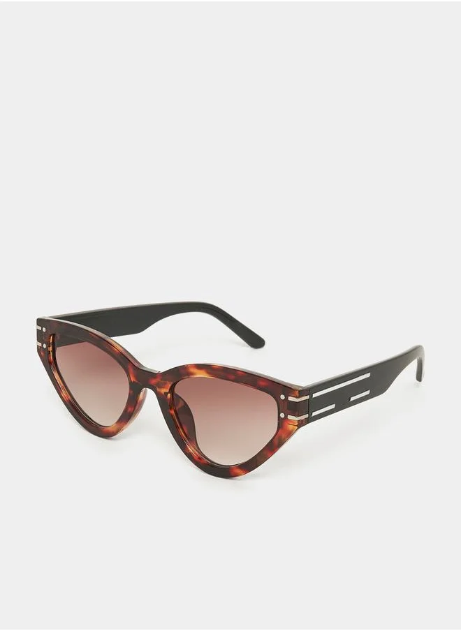 ستايلي Tortoise Cat Eye Sunglasses