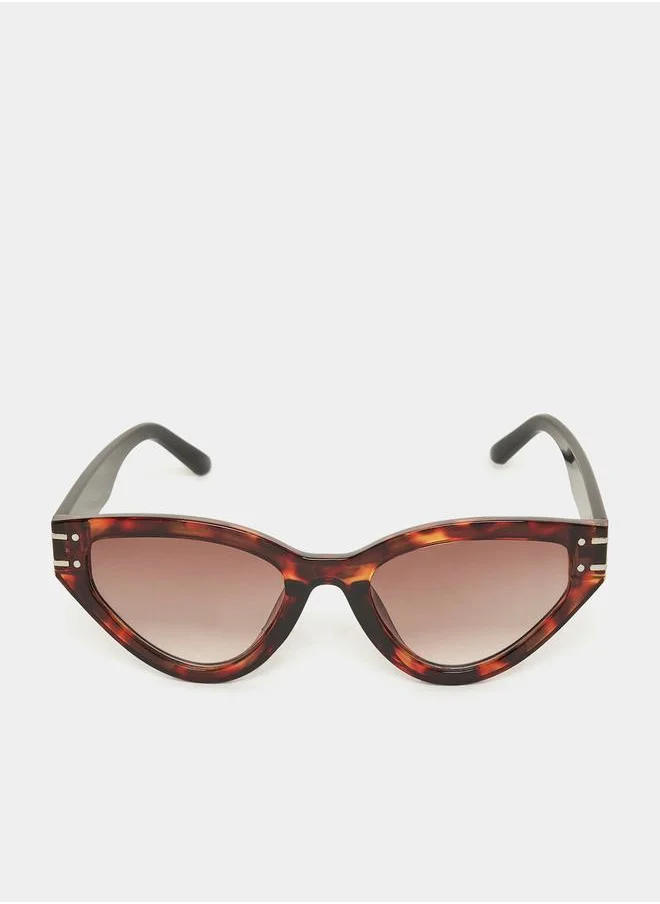 ستايلي Tortoise Cat Eye Sunglasses