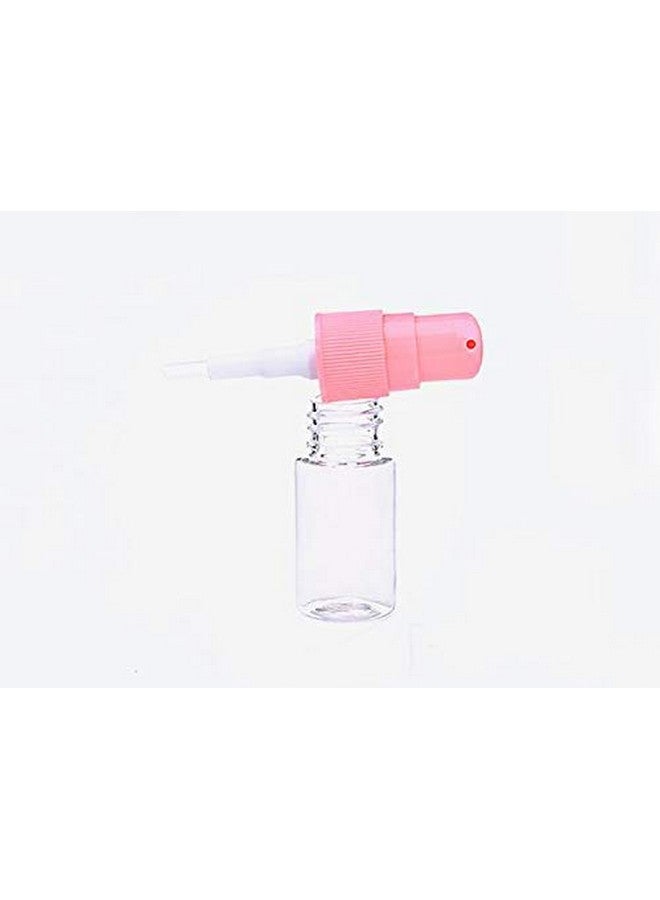 SYBL 10Ml 0.3 Ounce Clear Plastic Lotion Pump Bottle With Pink Press Pump Head Empty Cosmetic Sample Container For Emulsion Face Cream Shampoo Gelpack Of 12 - Image 3