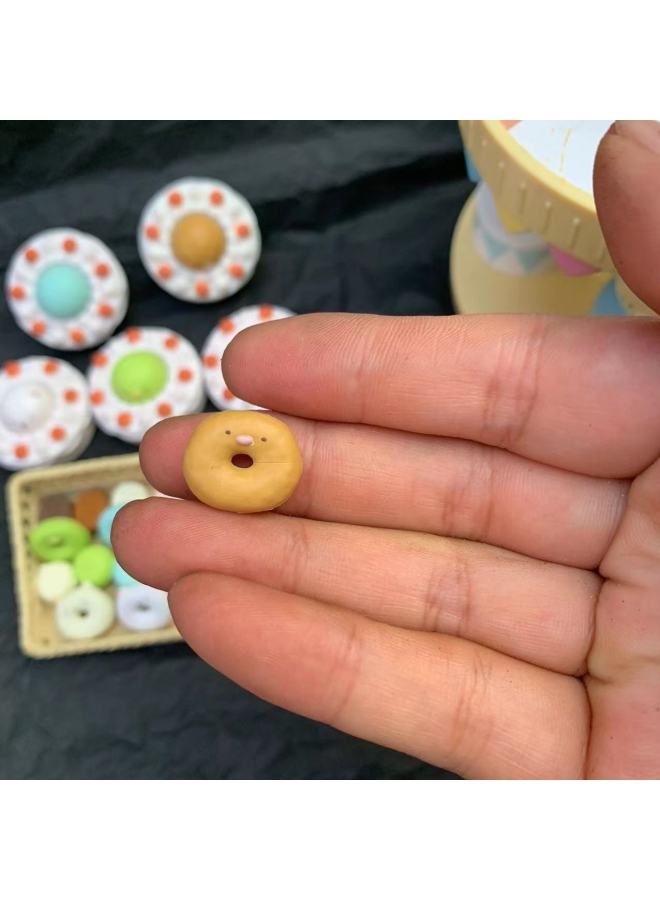 Genuine Bulk Goods San-x Food And Play Daily Order Mini Corner Biological Decoration Play House Toy Mini With Steel Seal-Color:A Full Version Of Matcha Original Drink  - Image 5