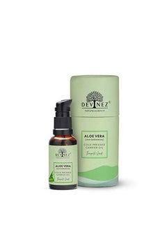 Devinez Aloe Vera Coldpressed Certified Oil 15Ml With Pump 100% Pure Natural Undiluted Therapeutic Grade For Skin Care Face Acne Scars Hair Care Moisturizer & Dark Circles  - Image 1